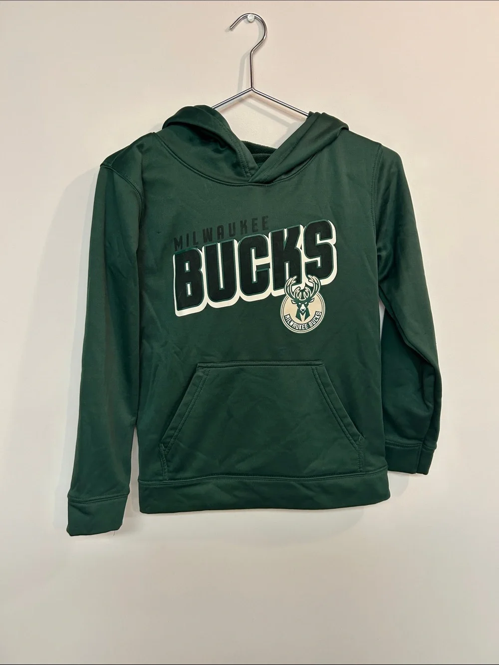 NBA Milwaukee Bucks Dark Green Pullover Hoodie for Kids